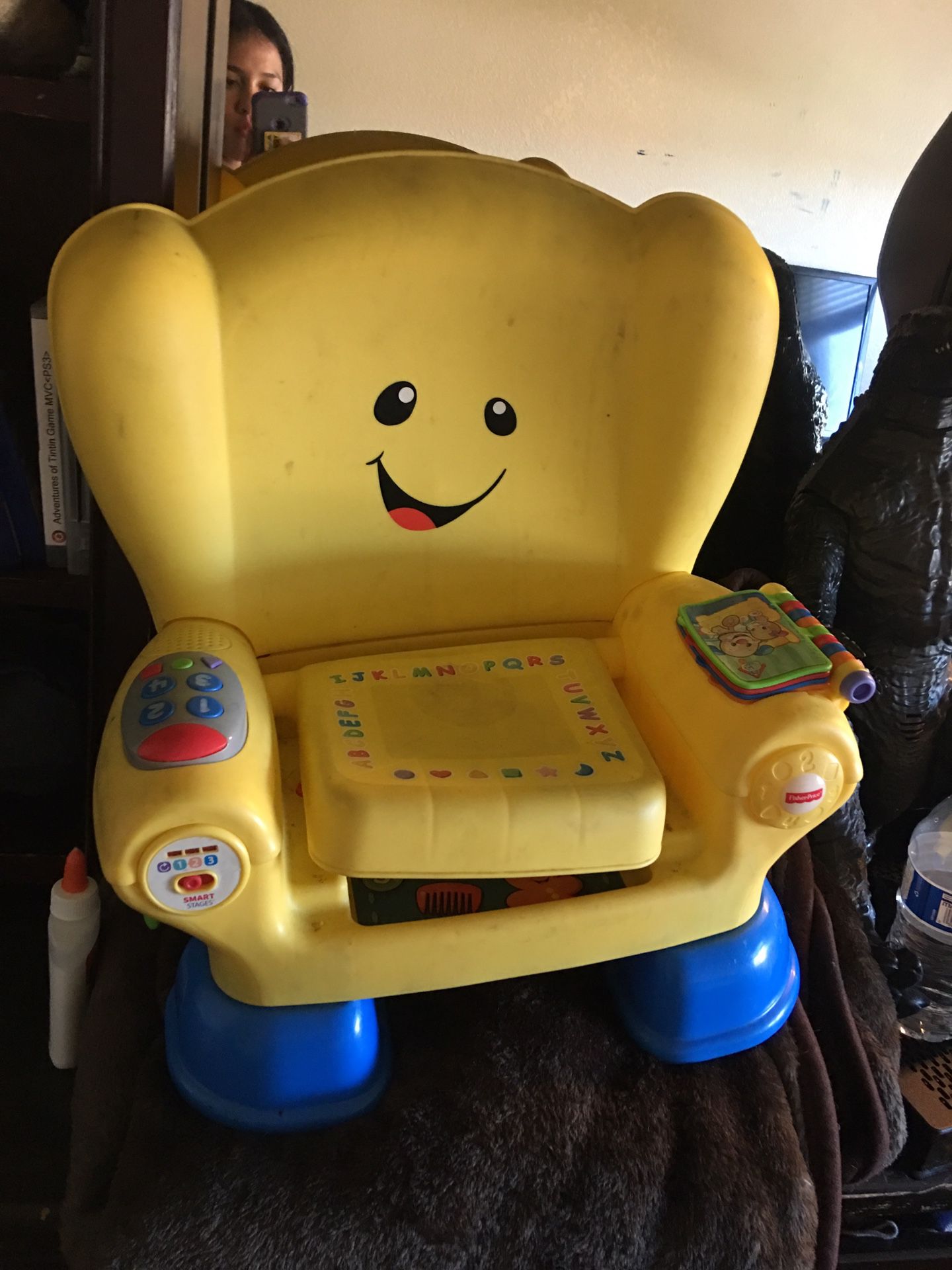 Kids toy music chair seat