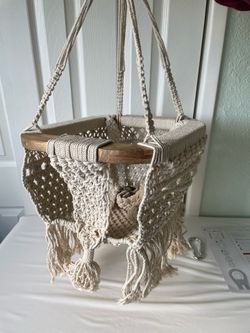 Macrame Baby Swing