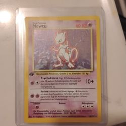 Mewtwo Base Set First Edition (German)