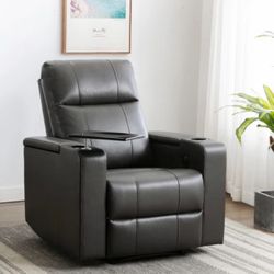 New (in Box) Leather Power Recliner