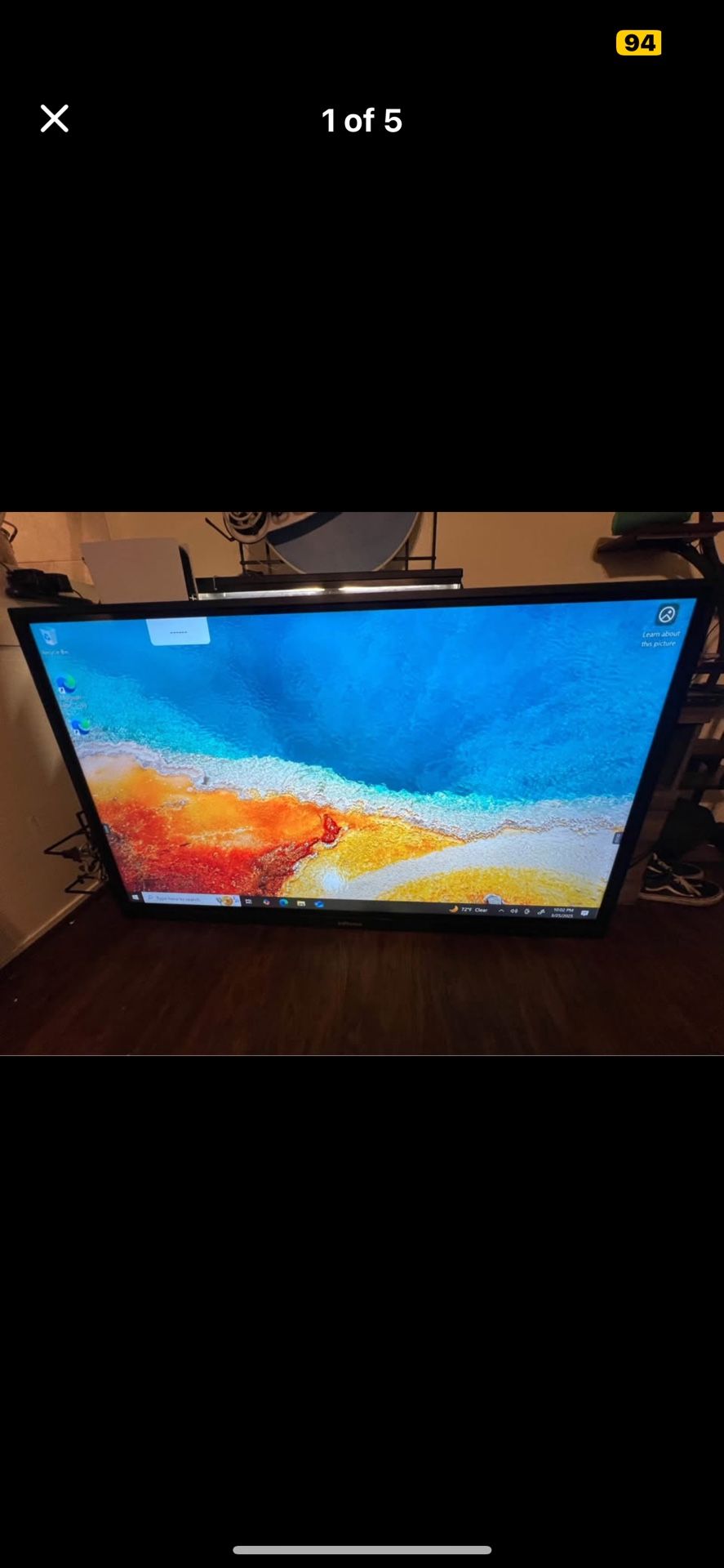 InFocus JTouch INF7540e 75" 4k LED TV/ Television/ Whiteboard