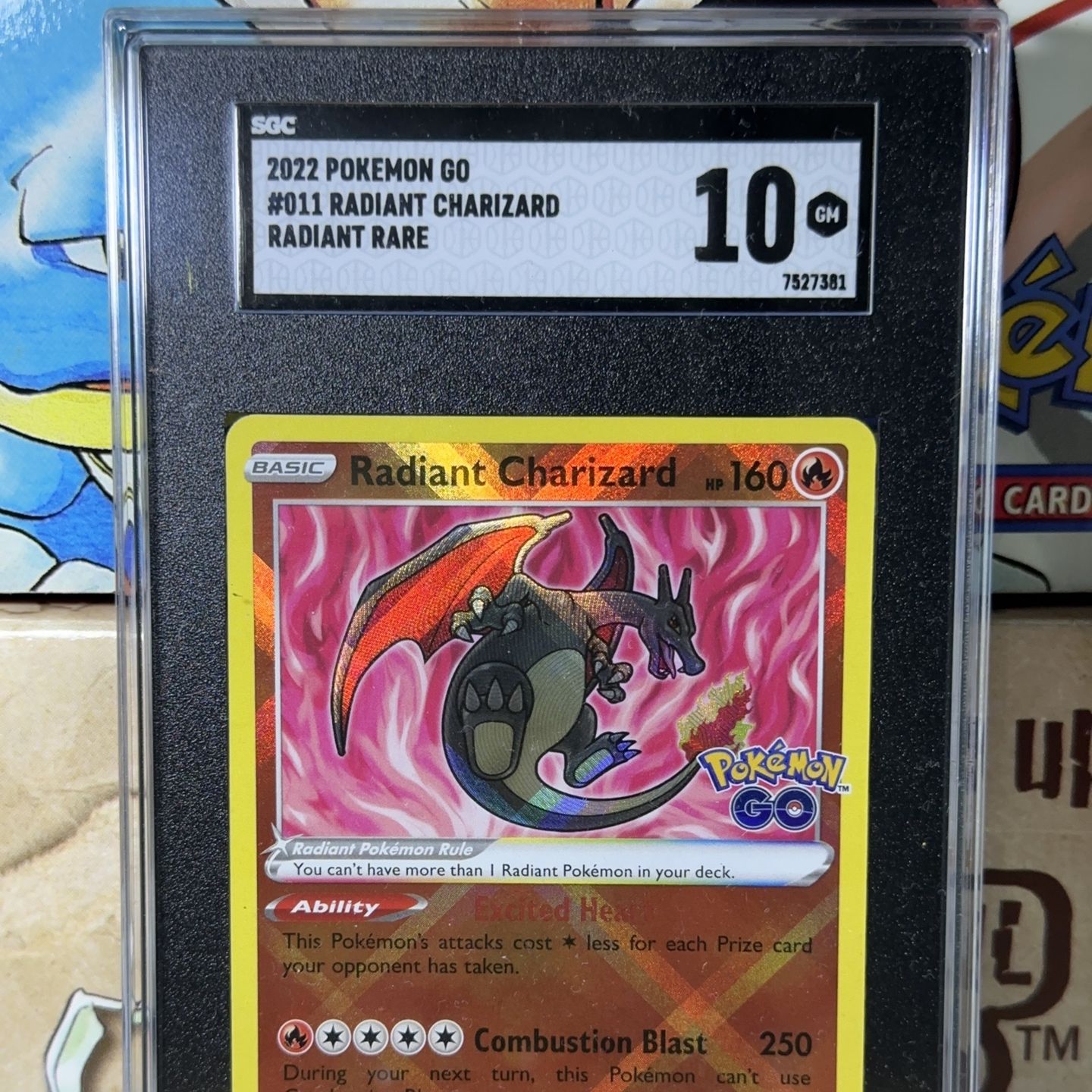2022 Pokemon Go Radiant Charizard 011/078 Holo Rare SGC GEM MINT 10 for Sale in Palm Beach Gardens, FL - OfferUp 2022 Pokemon Go Radiant Charizard 011/078 Holo Rare SGC GEM MINT 10 for Sale in Palm Beach Gardens, FL - OfferUp