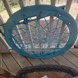 Bungee Chair.  Blue