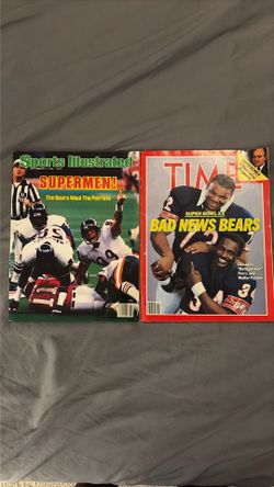 1985 Bears SB SI and TIME - No Labels!!!!