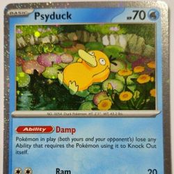 Pokémon Psyduck And Golduck Promos With Swirl $10