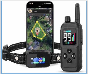 GPS Wireless Dog Collar Fence System & Training Collar
