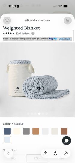 Hand Knitted Weighted Blanket