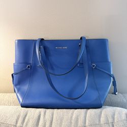 Vibrant Dodger Blue Michael Kors Tote