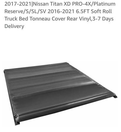 Nissan Titan 6.5FT Soft Roll Up Truck Bed Tonneau Cover auto parts