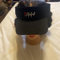 Otto Brand Black Visor With 1440 Embroidered Means # Of Minutes In Day Make The Most