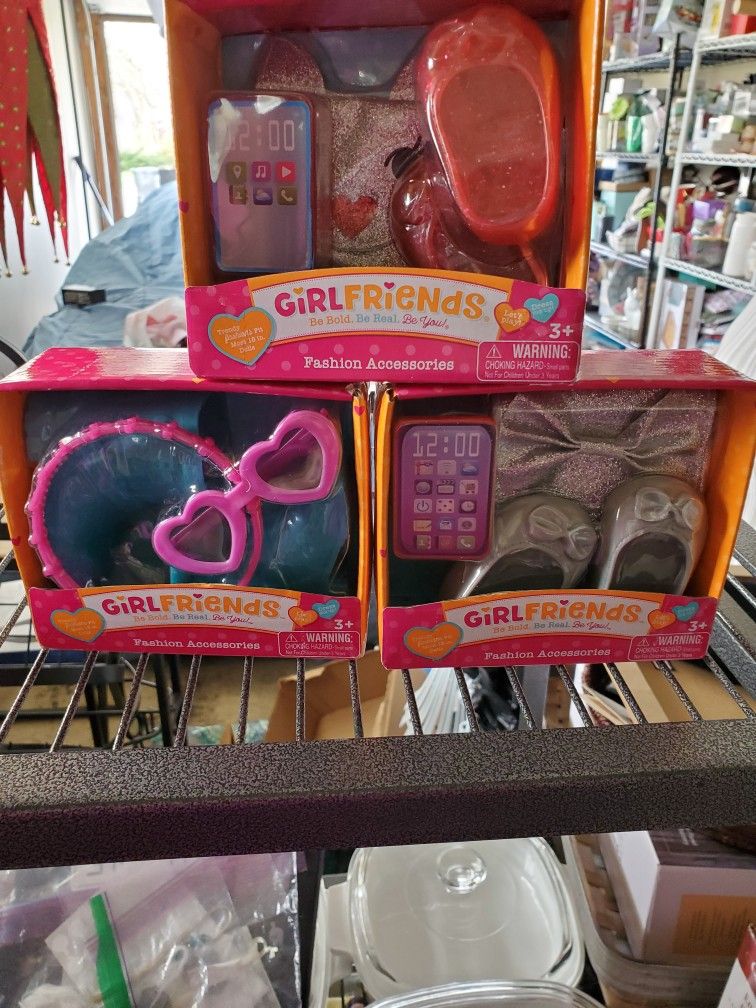 18 Inch Girl Doll Accessories,  New, Each