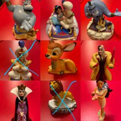 13 Disney Porcelain Figurine Lot!!! *updated*