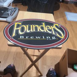 Founders Brewing Beer Bar Sign