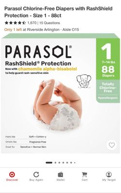 Parasol target brand diapers size 1