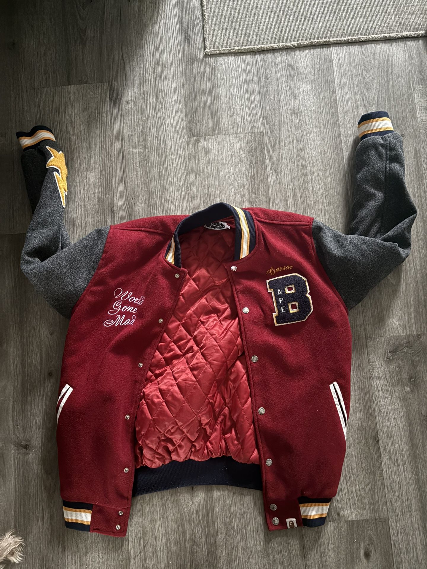 Bape Varsity Jacket OG Size L Men