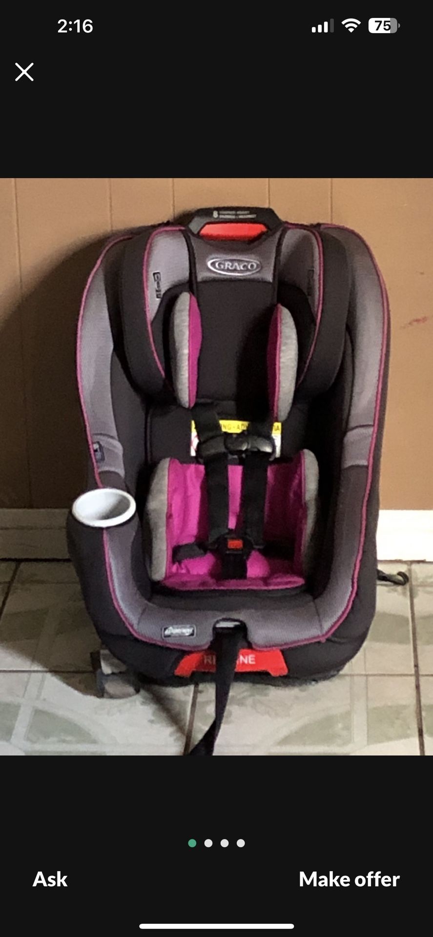 GRACO CONVERTIBLE CAR SEAT