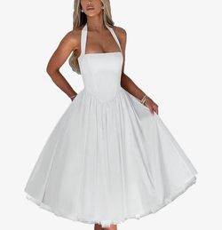 50s style halter dress