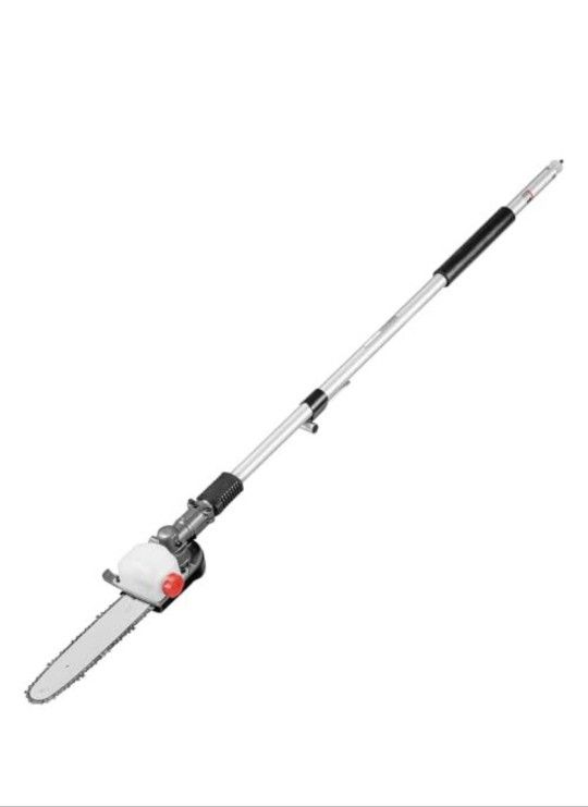 58V Cordless Pole Saw Attachment - Compatible with Power Head, 10" Oregon® Bar and Chain, Auto Oiling System, Ergonomic Handle, Quick Attachment Relea