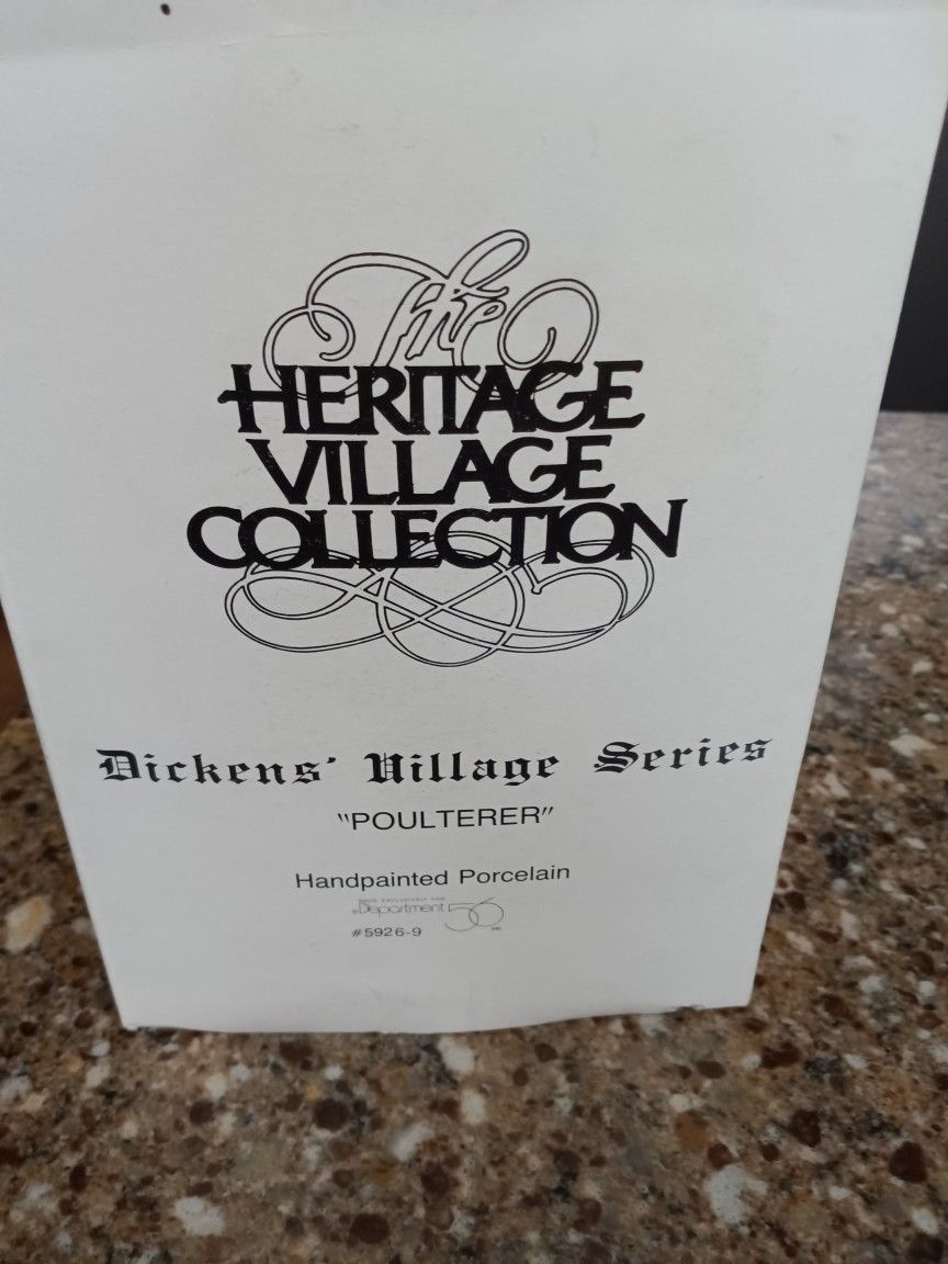 Dickens' Village Series "The Poulterer"