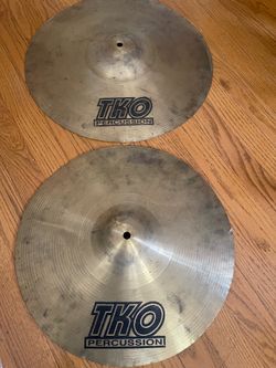 Two TKO Cymbals
