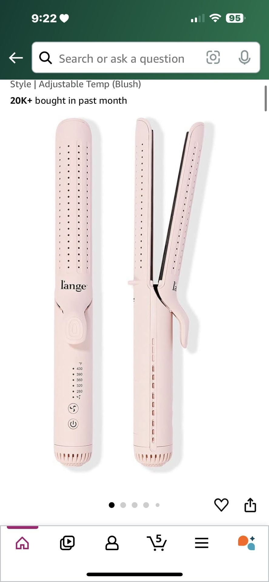 Lange Hair Straightener