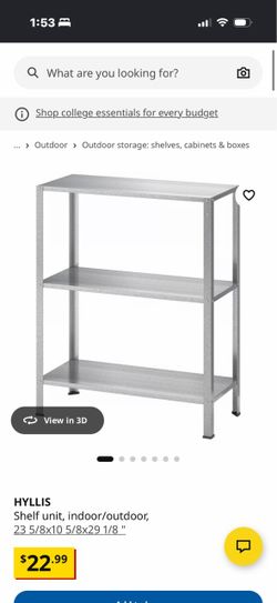 IKEA HYLLIS Shelf Unit (Indoor/Outdoor)