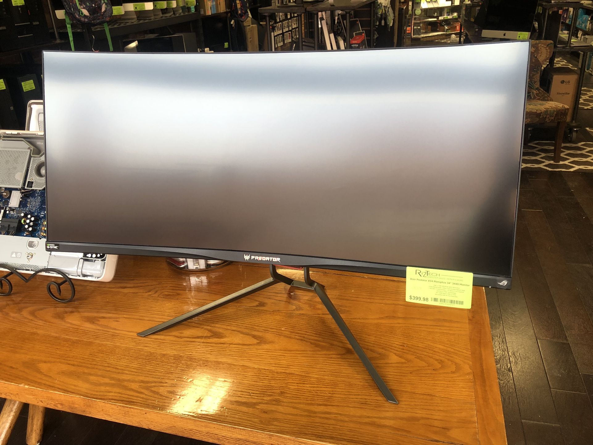 Acer Predator X34 Pbmiphzx 34" 3440 Monitor