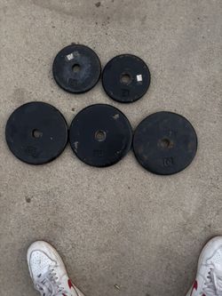 3 10lb weights 2 5lb weights