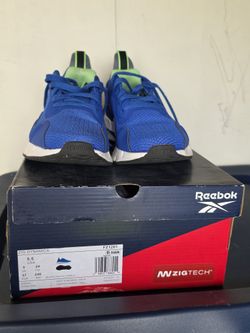 🔥 Like New: Size 5 1/2 Youth. Reebok ZIG ZAG