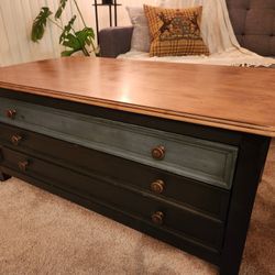 Upcycled Wood Coffee Table w/ Storage