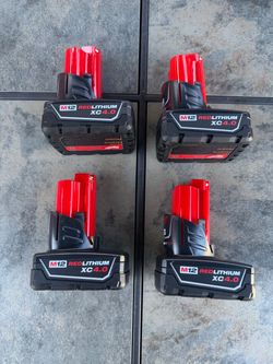 4.0 Battery REDLITHIUM XC Milwaukee M12