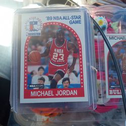 Micheal Jordan '89 NBA ALL STAR GAME CARD