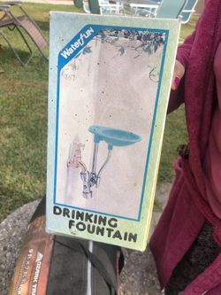 Outdoor water fountain