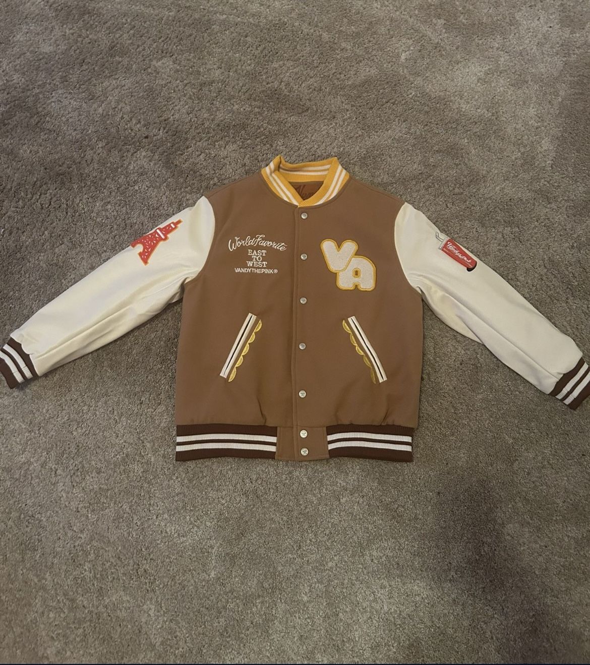 Vandy The Pink SS23 Varsity Jacket