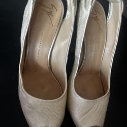 Giuseppe Zanotti Slingback Heels Shoes platform open toe Pumps Sandals 