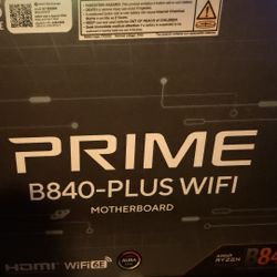 Prime B840 Plus WiFi Am5 Mother Board Only