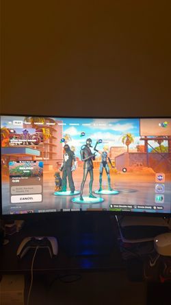 120hz CURVED MONITOR AND PS5