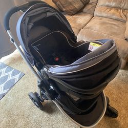 Graco Modes Pramette Travel System - Baby Stroller w/ Bassinet Mode & Reversible Toddler Seat & Infant Car Seat w/ 2 Car Seat Bases