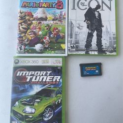 Video game Lot Def Jam Mario Import Turner GameCube Controllers