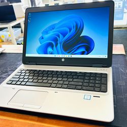 HP ProBook 15” 650 G3 Core i7-7600u 2.9Ghz 16GB RAM 256GB SSD Windows 11 Pro Fully Functional