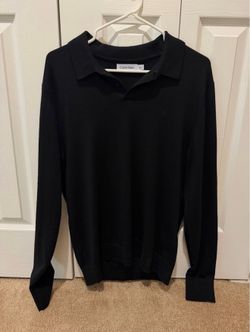 Calvin Klein Cashmere Blend Polo