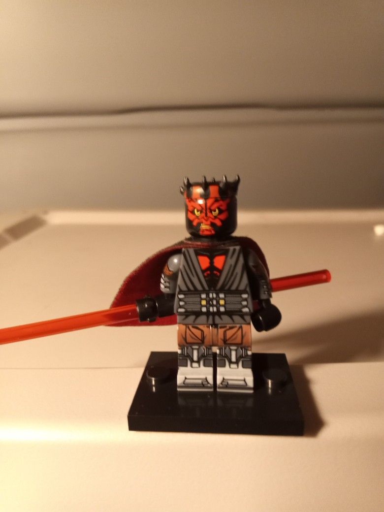 Darth Maul Lego Minifigure Custom