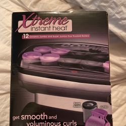 Xtreme Instant Heat 12 Jumbo Rollers Curlers