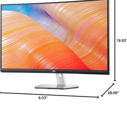 Dell 32-inch Curved Monitor - 2 In Stock 