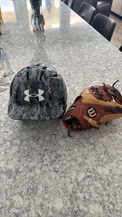 T-Ball Glove And Helmet