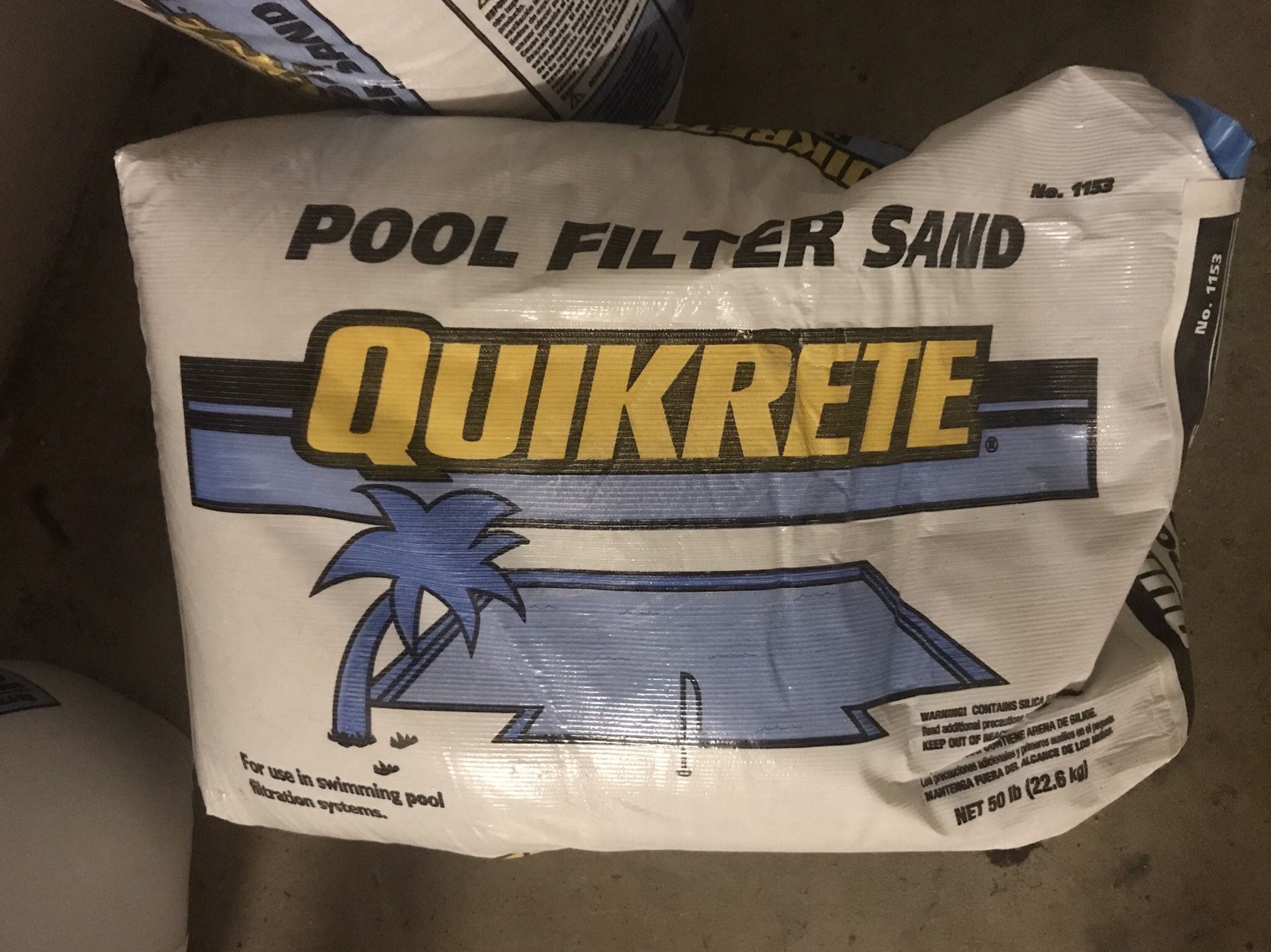 Pool filter sand. QUIKRETE for Sale in Miami, FL OfferUp