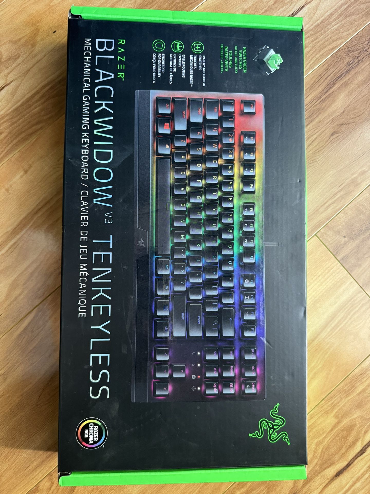 Brand New Unopened Razer Black widow V3 Gaming Keyboard 