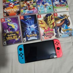 Nintendo Switch OLED Red And Blue