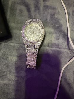 Silver Moissanite Watch