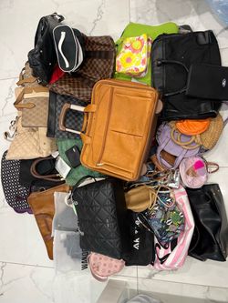 bags and wallets, cosmetic bags, new and used